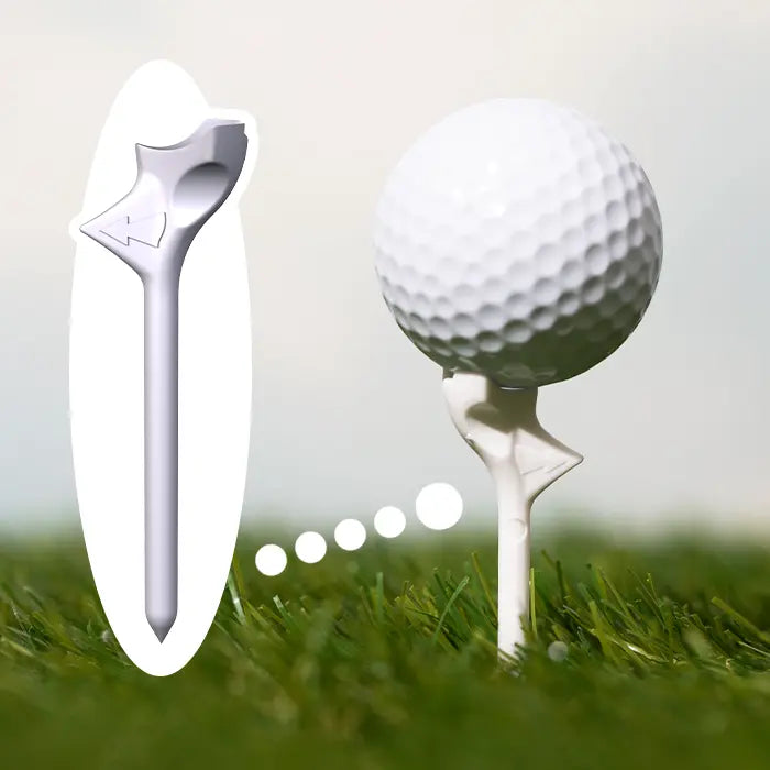 FlightPath Golf Tee Pack - Premium Golf Tees Designed to Enhance Golf Shot Distance, Precision & Reduce Ball Spin