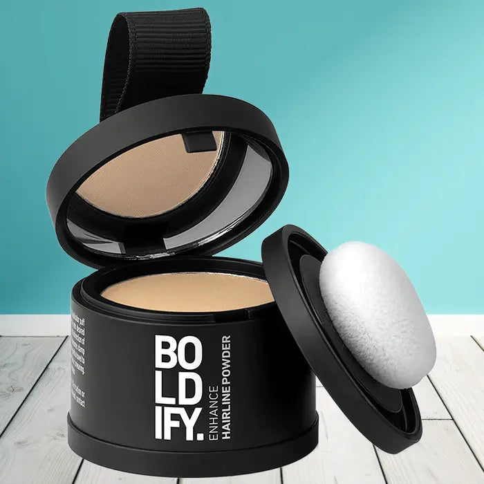 Boldify - #1 Hairline Powder That Conceals Hair Loss Almost Instantly, Hair Toppers for Women & Men, Root Cover Up