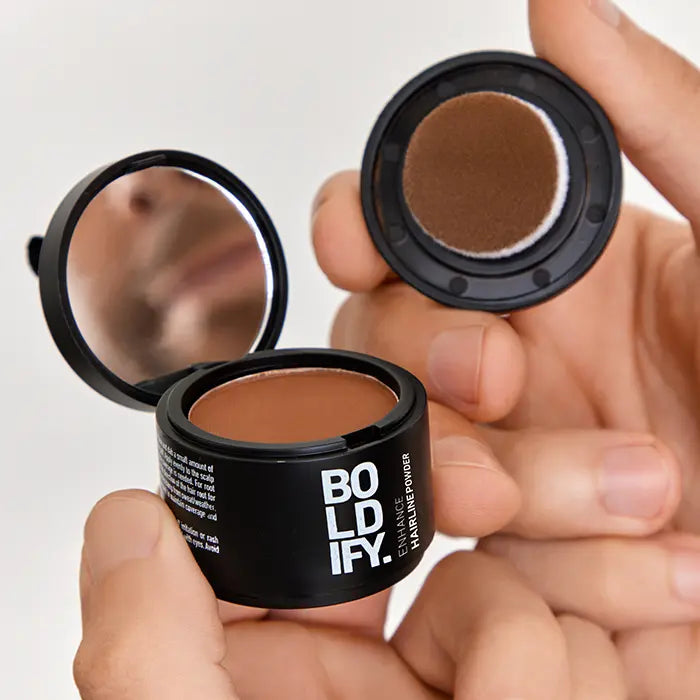 Boldify - #1 Hairline Powder That Conceals Hair Loss Almost Instantly, Hair Toppers for Women & Men, Root Cover Up
