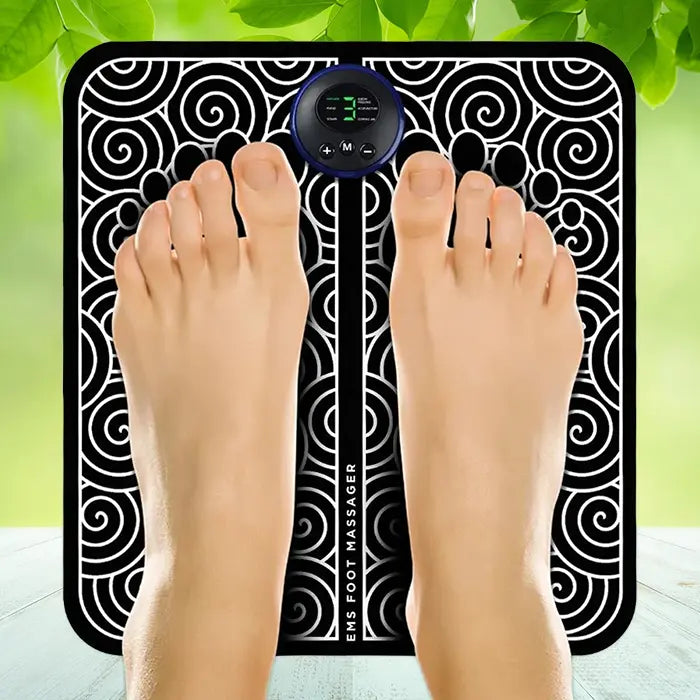 Nooro Foot Massager - EMS Foot Massager Mat with 6 Modes and 18 Intensity Levels for Muscle Relaxation, and Pain Relief