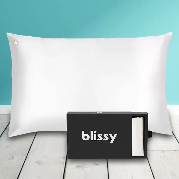 Blissy Silk Pillowcase - America's #1 Silk Pillowcase Made With 100% Pure Mulberry Silk
