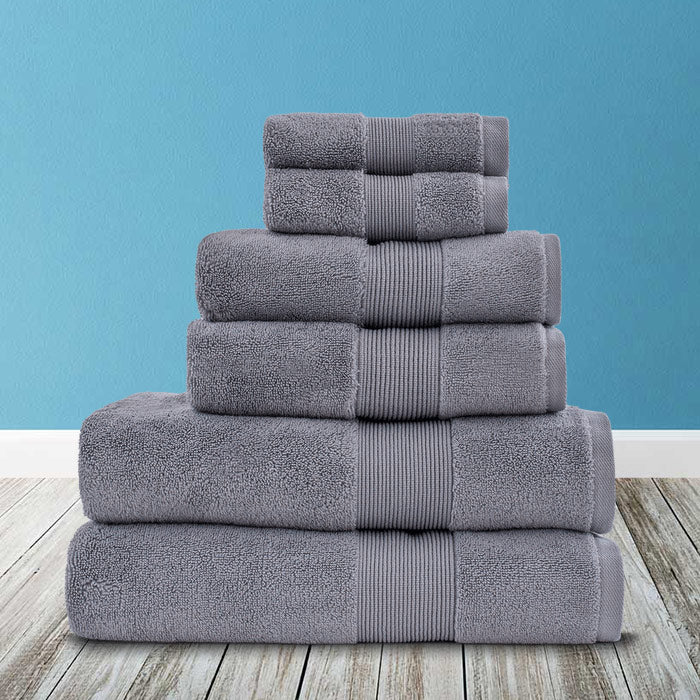 Miracle Bathroom Towel Set - Premium Antibacterial Towels with Natural Silver, Highly Absorbent, Quick Drying