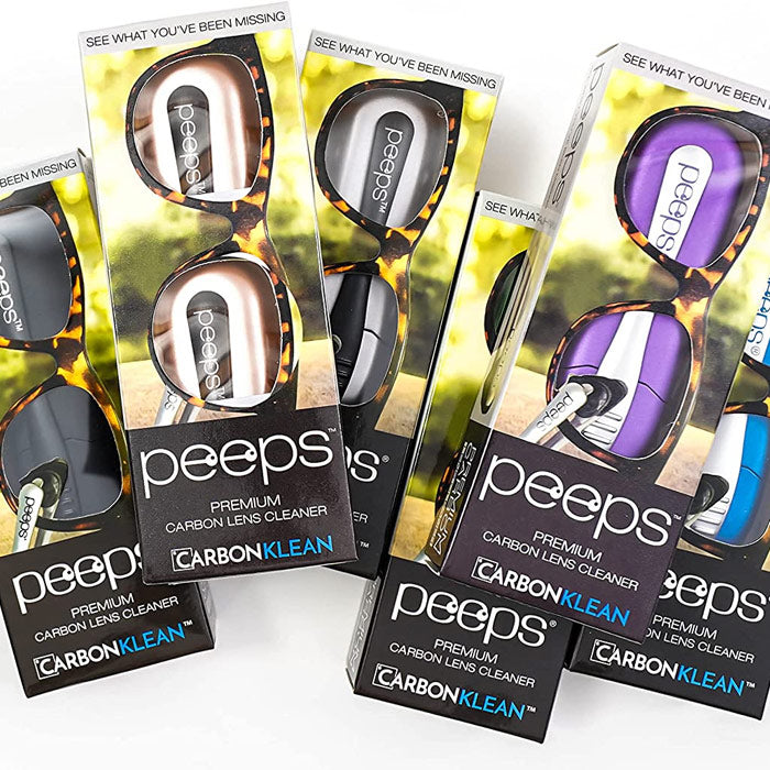 Peeps - #1 Eyeglass Lens Cleaner With Efficient and Durable Carbon Microfiber Technology