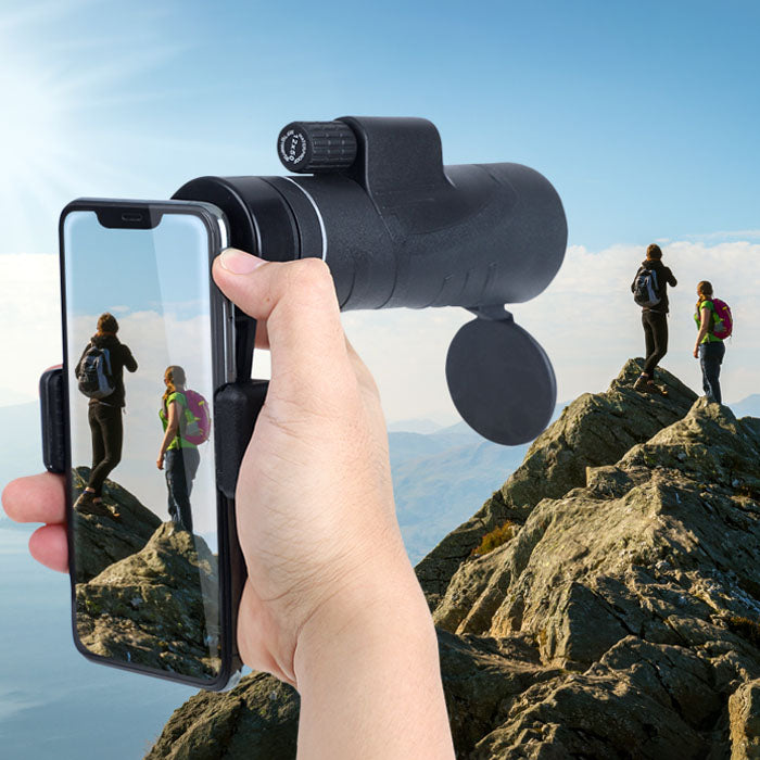 Starscope - Best Monocular Telescope for Smartphones, 10X Zoom with 305 ft/1000 yd Field of View