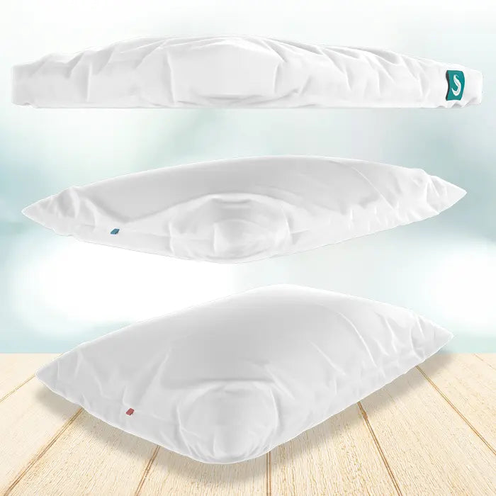 Sleepgram 3-in-1 Adjustable Pillow - Pack of 2 Bed Pillows for Sleeping with Adjustable Layers For Max Comfort